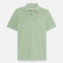 Timberland Ανδρική Μπλούζα SS Millers River Pique Polo TB0A6VDP-EC6 Πράσινο
