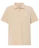 Timberland Ανδρική Μπλούζα SS Millers River Pique Polo TB0A6VDPY94 Μπεζ
