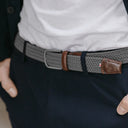 La Boucle Ανδρική Ζώνη Πλεκτή New York  B10-100970  Grey