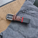 La Boucle Ανδρική Ζώνη Πλεκτή New York  B10-100970  Grey
