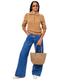 Lacoste Τσάντα Ώμου Small Concept Tote NF2037PK-T75 Καφέ