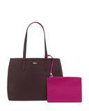 Lacoste  Γυναικεία Τσάντα Διπλής Όψης Anna Tote NF2142AA-T85 Καφέ