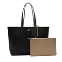 Lacoste  Γυναικεία Τσάντα Διπλής Όψης Anna Tote NF2142AA-Α91 Black-Beige