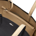 Lacoste  Γυναικεία Τσάντα Διπλής Όψης Anna Tote NF2142AA-Α91 Black-Beige