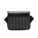 Lacoste Ανδρική Τσάντα The Blend Clip Flap Satchel NH3787LX-H45 Monogram Noir Gris