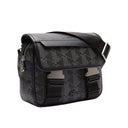 Lacoste Ανδρική Τσάντα The Blend Clip Flap Satchel NH3787LX-H45 Monogram Noir Gris