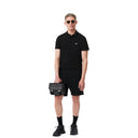 Lacoste Ανδρική Τσάντα The Blend Clip Flap Satchel NH3787LX-H45 Monogram Noir Gris