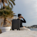 Βαλίτσα καμπίνας σκληρή Newcom N1490 (ABS+PC) 55x22x38 cm μαύρο