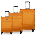Βαλίτσες Υφασμάτινες Newcom N1510 σετ τριάδα 55x39x22 cm + 71x45x27,5 cm + 83x50x31 cm orange