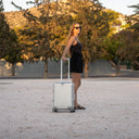 Βαλίτσα καμπίνας Newcom N1526 Αλουμινίου 52X21,5X35 cm ασημί