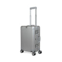 Βαλίτσα καμπίνας Newcom N1526 Αλουμινίου 52X21,5X35 cm ασημί