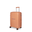 Βαλίτσα σκληρή Newcom N1595 (PP) καμπίνας 55,5x23x34,5 cm Σομόν