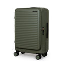 Βαλίτσα μεγάλη με ρόδες Newcom N1605 (ABS+PC) 78x31x52 cm green