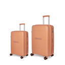 Βαλίτσα σκληρή Newcom N1595 (PP) μικρή μεσαία 55,5x23x34,5 cm + 66x25,5x43x5 cm Σομόν