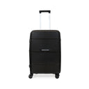 Βαλίτσα σκληρή Newcom N1595 (PP) μικρή μεσαία 55,5x23x34,5 cm + 66x25,5x43x5 cm μαύρο