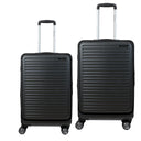 Βαλίτσες σετ Newcom (ABS+PC) μεσαία μεγάλη N1605 67x27x45 cm + 78x31x52 cm dark grey