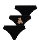 Guess Γυναικεία Σετ Στρινγκ 3 τμχ. Aria Thong O6BG02K5995-FMTQ Μαύρο