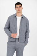 Vittorio Ανδρικό Πουκάμισο Overshirt 300-25-PARMA Indigo Ραφ