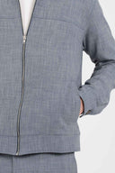 Vittorio Ανδρικό Πουκάμισο Overshirt 300-25-PARMA Indigo Ραφ