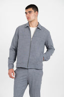 Vittorio Ανδρικό Πουκάμισο Overshirt 300-25-PARMA Indigo Ραφ