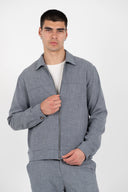 Vittorio Ανδρικό Πουκάμισο Overshirt 300-25-PARMA Indigo Ραφ