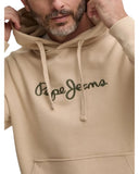 Pepe Jeans Ανδρικό Φούτερ Με Κουκούλα New Joe Hoodie PM582716-840 Μπεζ