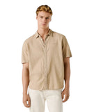 Pepe Jeans Ανδρικό Κοντομάνικο Πουκάμισο Percy PM3091193-845 Μπεζ