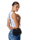 Guess Γυναικεία Τσάντα Ώμου Phoebe Mini Cross HWPD9665730-BLA Μαύρο