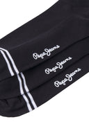 Pepe Jeans  Σετ 3 Ζευγάρια Κάλτσες Σοσόνια 41-46  PMU30044-999 Μαύρο