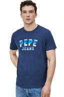 Pepe Jeans Ανδρική Μπλούζα T-Shirt Graham PM507762-583 Navy