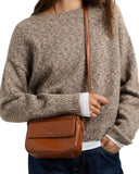 Pepe Jeans Γυναικεία Τσάντα Ώμου Alma Hexia PL0300214-869 Καφέ