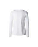 Pepe Jeans Γυναικεία Μπλούζα Μακρυμάνικη New Virginia PL505203-800 Λευκό