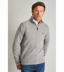 Navy & Green Ανδρικό Πλεκτό Βαμβακερό Half Zip 24AR.958/LZ.4 Beige Grey Μπεζ