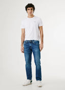 Pepe Jeans Παντελόνι Ανδρικό Regular Fit Mid-Rise Jeans Cash PM206318Z234-000 Μπλε