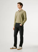 Pepe Jeans Παντελόνι Ανδρικό Slim Fit Mid-Rise Jeans Track PM20738989FG4 Μαύρο