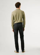 Pepe Jeans Παντελόνι Ανδρικό Slim Fit Mid-Rise Jeans Track PM20738989FG4 Μαύρο