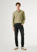 Pepe Jeans Παντελόνι Ανδρικό Slim Fit Mid-Rise Jeans Track PM20738989FG4 Μαύρο