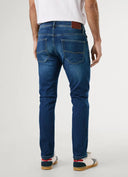 Pepe Jeans Παντελόνι Ανδρικό Slim Fit Mid-Rise Jeans Track PM2073895AG-000 Μπλε
