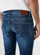 Pepe Jeans Παντελόνι Ανδρικό Slim Fit Mid-Rise Jeans Track PM2073895AG-000 Μπλε