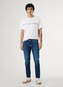 Pepe Jeans Παντελόνι Ανδρικό Slim Fit Mid-Rise Jeans Track PM2073895AG-000 Μπλε