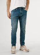 Pepe Jeans Παντελόνι Ανδρικό Slim Fit Mid-Rise Jeans Track PM2073898AE-000 Μπλε