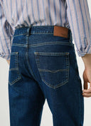 Pepe Jeans Παντελόνι Ανδρικό Straight Fit Mid-Rise Jeans Cash PM20839585CB2 Μπλε