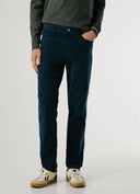 Pepe Jeans  Ανδρικό Παντελόνι Five Pockets Corduroy PM2100016-594 Μπλε