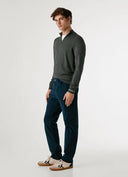 Pepe Jeans  Ανδρικό Παντελόνι Five Pockets Corduroy PM2100016-594 Μπλε