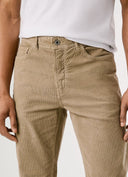 Pepe Jeans  Ανδρικό Παντελόνι Five Pockets Corduroy PM2100016 -836 Μπεζ