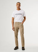 Pepe Jeans  Ανδρικό Παντελόνι Five Pockets Corduroy PM2100016 -836 Μπεζ