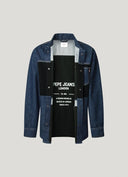 Pepe Jeans Ανδρικό Πουκάμισο Relaxed Shirt PM308814-000 Denim Μπλε