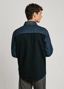 Pepe Jeans Ανδρικό Πουκάμισο Relaxed Shirt PM308814-000 Denim Μπλε