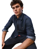 Pepe Jeans Ανδρικό Πουκάμισο Denim Abel PM30912816C2-000 Denim
