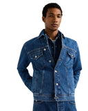 Pepe Jeans Ανδρικό Τζιν Μπουφάν Albion Trucker PM4027310-000 Denim